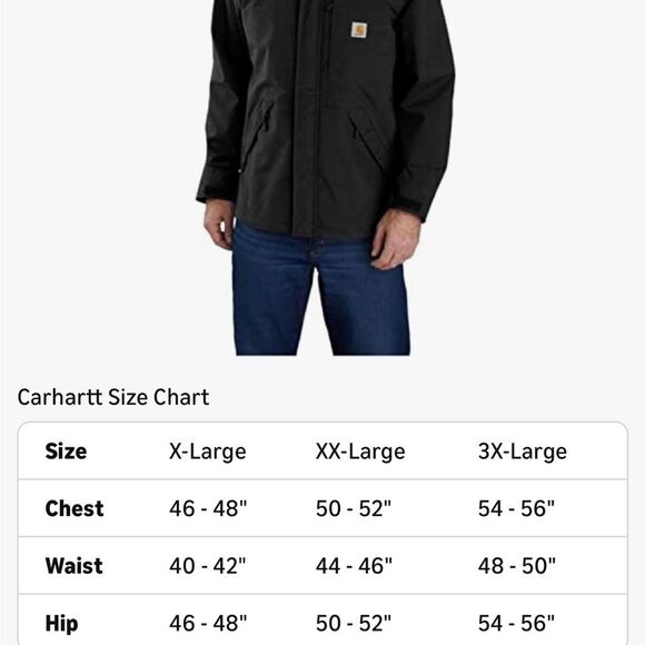 Carhardtt Storm Defender jacket 3XL - Picture 4 of 9